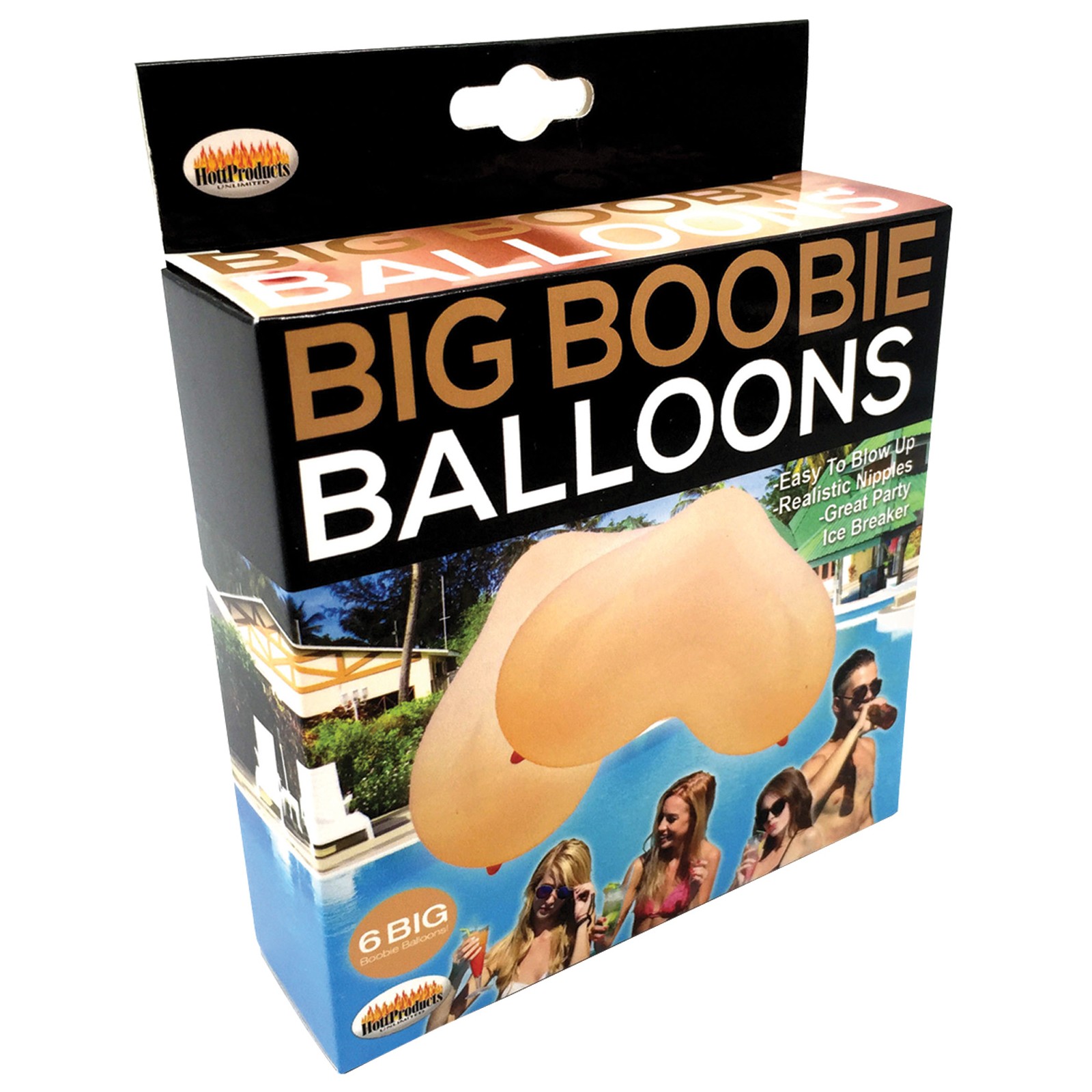 Globos Big Boobie - Artículos Divertidos para Fiestas