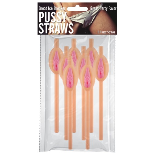 Pussy Party Straws Pack of 8