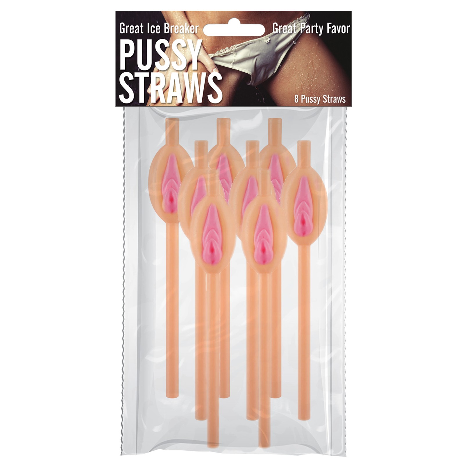 Pussy Party Straws Pack of 8