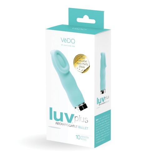 Vibrador Recargable VeDO Luv Plus Tease Me Turquesa