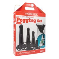 Set de Pegging de Silicona Vac-U-Lock - Negro