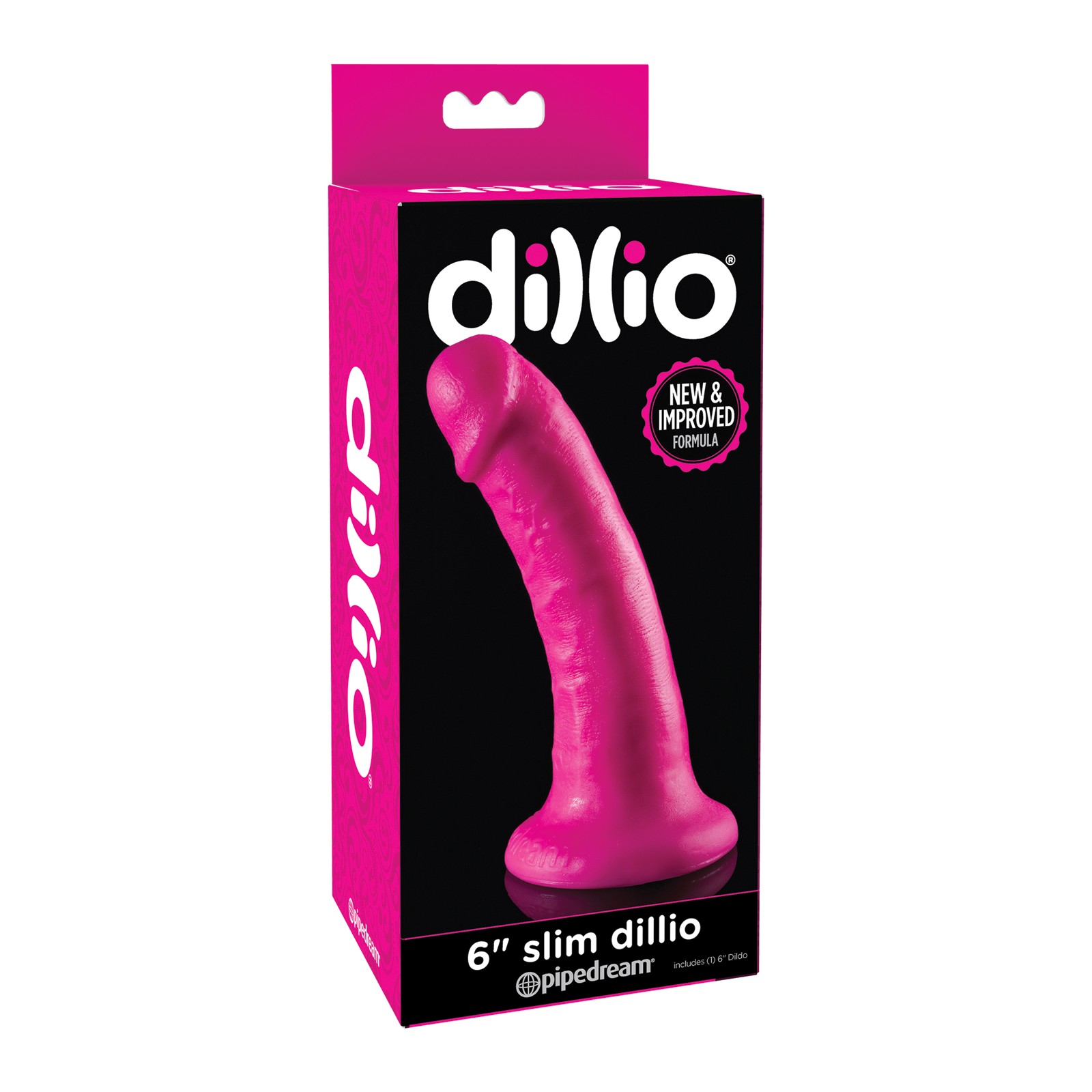 Dillio 6 inch Slim Dildo Pink