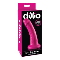 Dillio 6 Pulgadas Dildo Slim Rosa