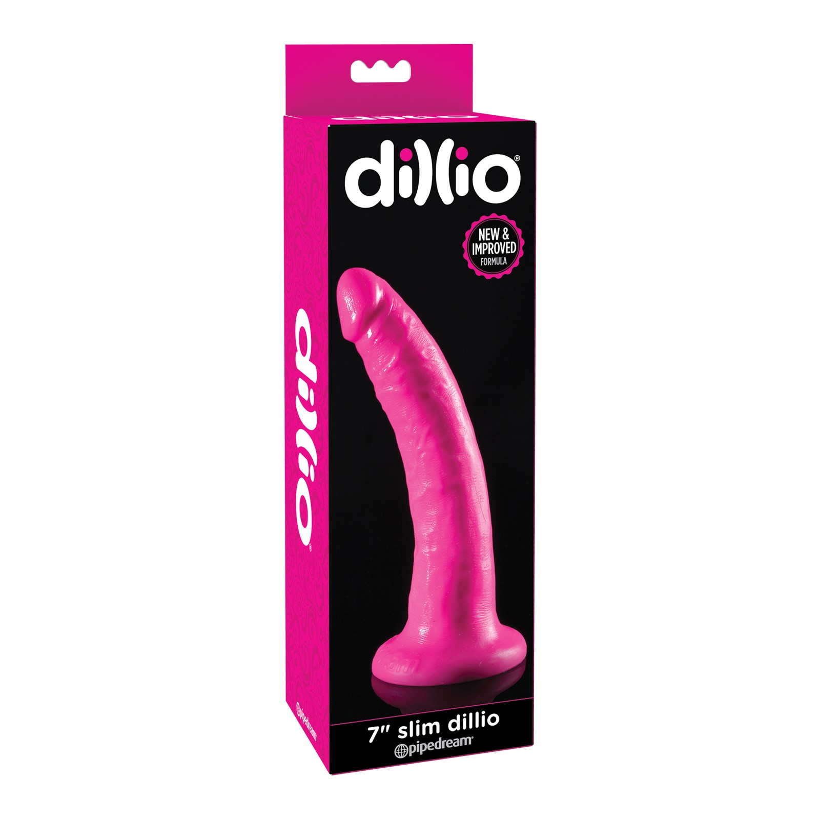 Dildo Slim de 7 Pulgadas Dillio Rosa