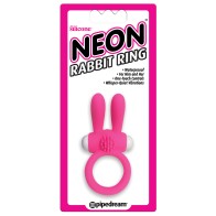 Anillo Vibrador Rabbit Neon Luv - Rosa