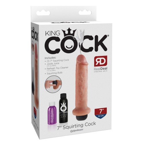 Dildo Expulsor King Cock 7 pulgadas