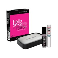 Kit de Placer Sensuva Hello Sexy Let's Get Our Flirt On