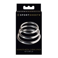 Anillo O de Metal Sportsheets Pack de 3