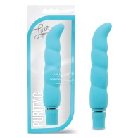 Blush Luxe Purity G Silicone Vibrator - Aqua