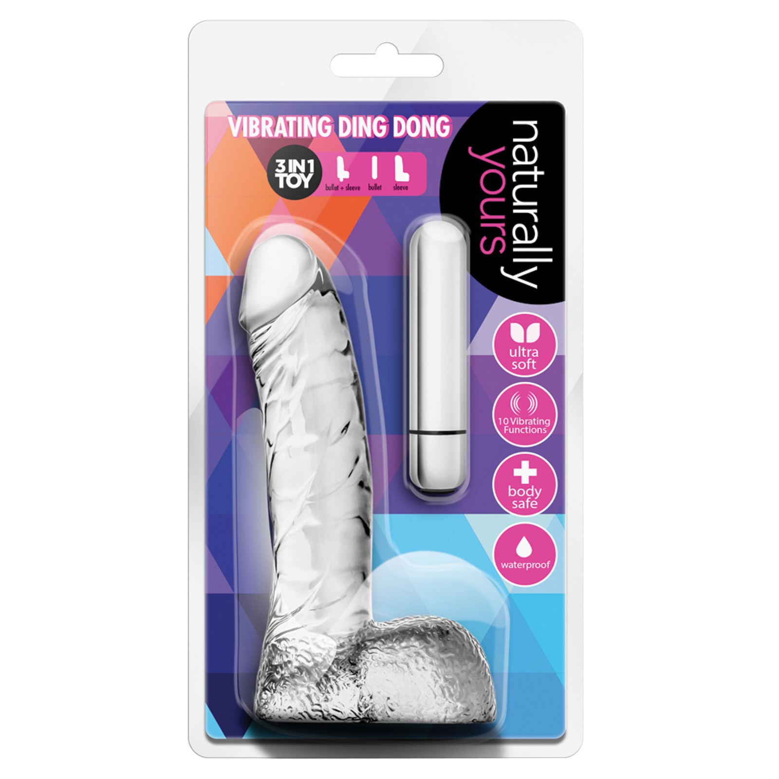 Dildo Vibrador Blush Naturally Yours Transparente