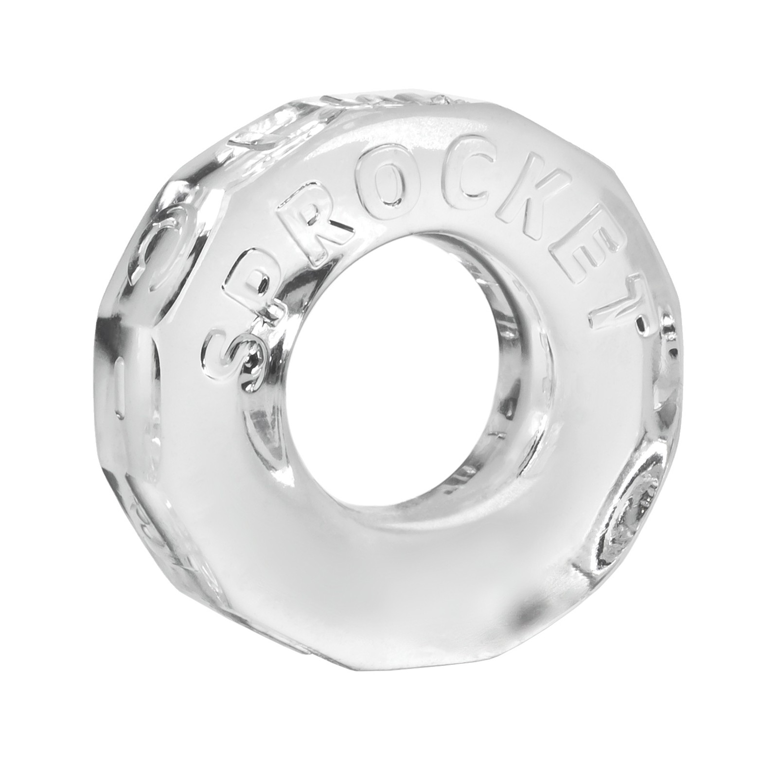 Oxballs Atomic Jock Sprocket Anillo para el Pene Transparente