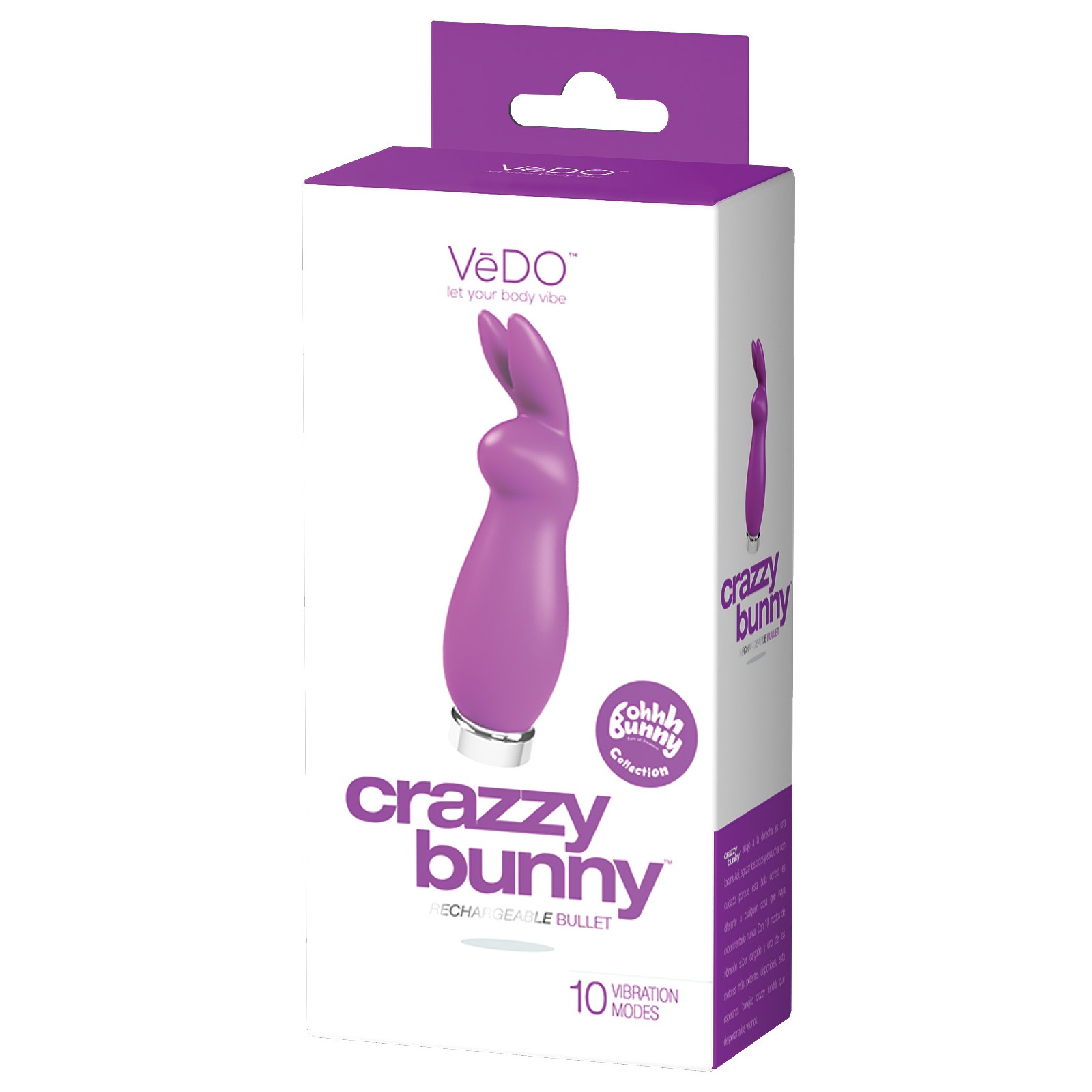 VeDO Crazzy Bunny Bullet - Powerful & Rechargeable