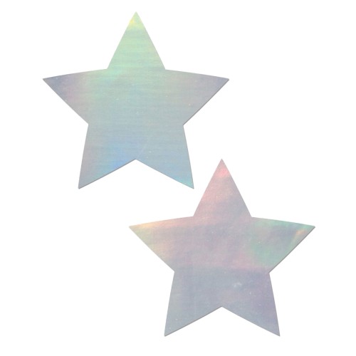 Hologram Star Pasties for Fun Fashion