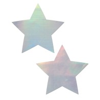 Hologram Star Pasties for Fun Fashion