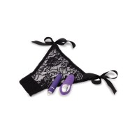 Nu Sensuelle Pleasure Panty with Bullet Remote Control Purple