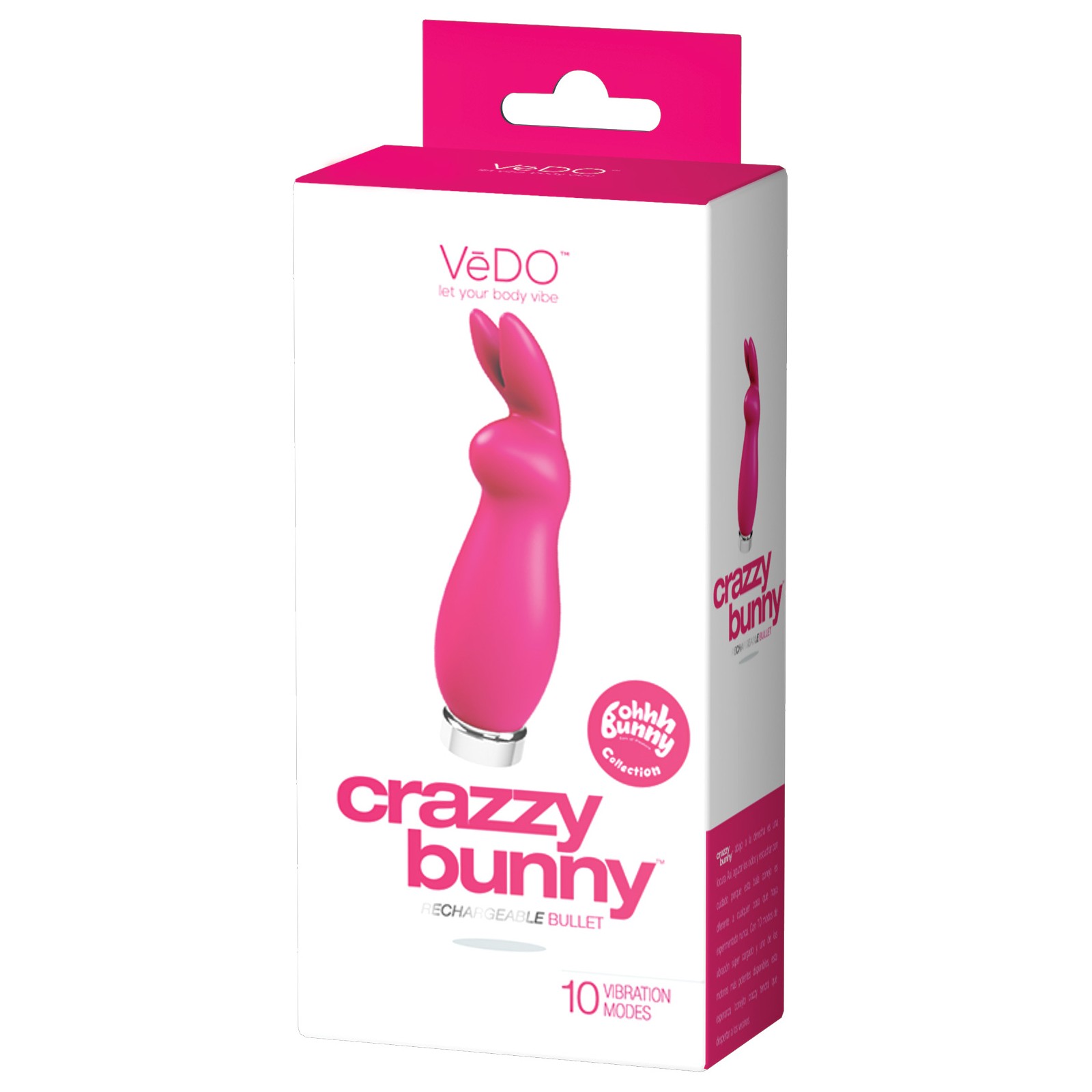 Bullet Recargable VeDO Crazzy Bunny