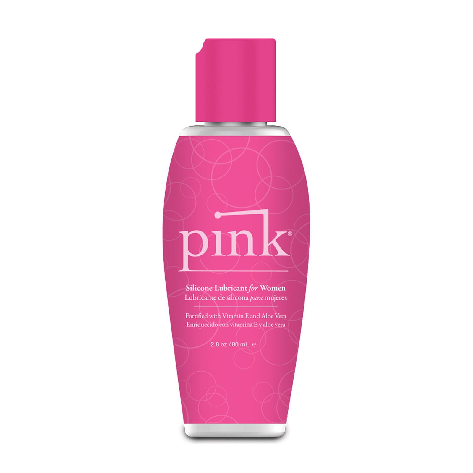 Lubricante de Silicona PINK® Botella de 2.8 oz Tapa Flip