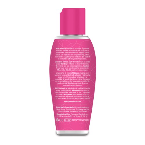 Lubricante de Silicona PINK® Botella de 2.8 oz Tapa Flip