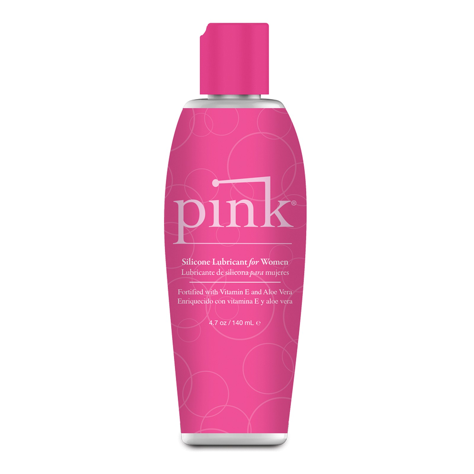 Pink Silicone Lube 4.7 oz Flip Top