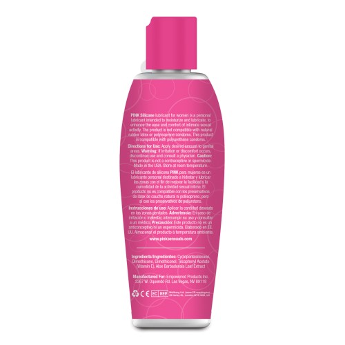 Pink Silicone Lube 4.7 oz Flip Top