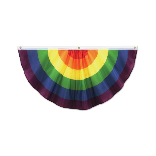 Rainbow Fabric Bunting