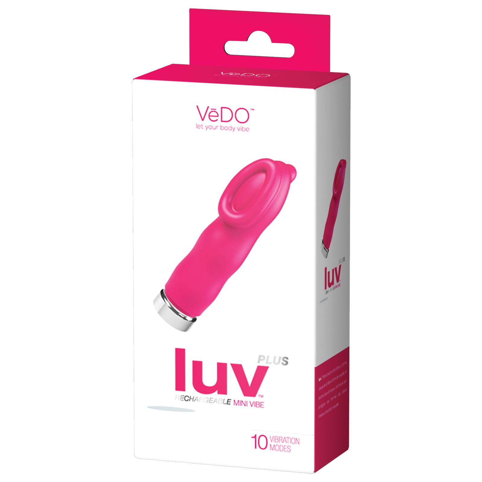 VeDO Luv Plus Rechargeable Vibe Foxy Pink