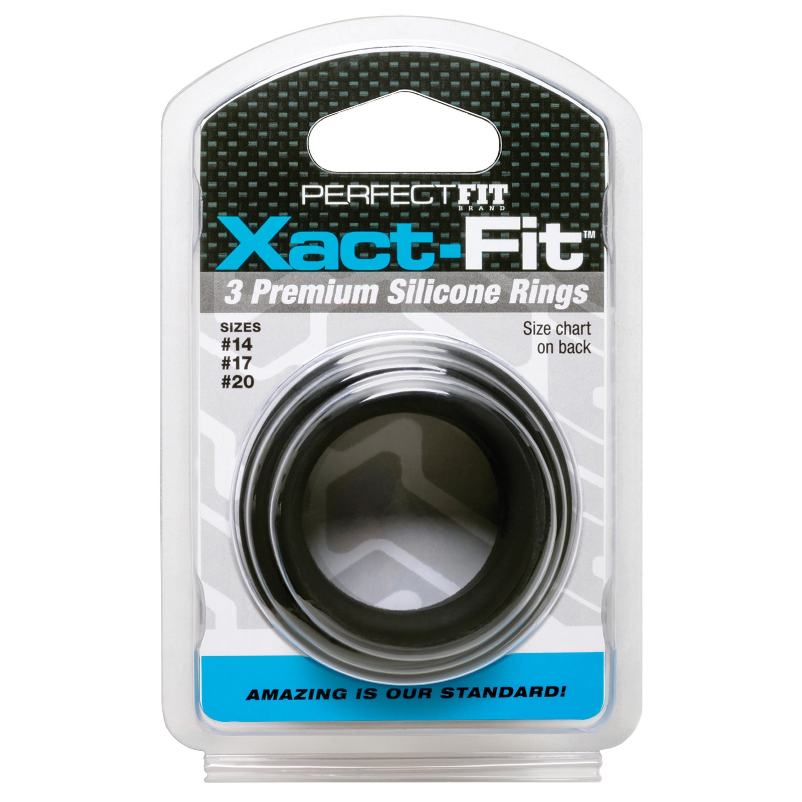 Perfect Fit Xact Fit 3 Ring Kit S/M/L - Black | Comfort and Support