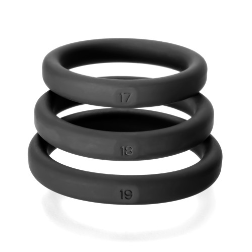 Kit de 3 Anillos Perfect Fit Xact Fit Negro M/L