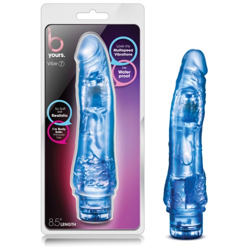 Blush B Yours Vibe #7 Soft Realistic Vibrator Blue