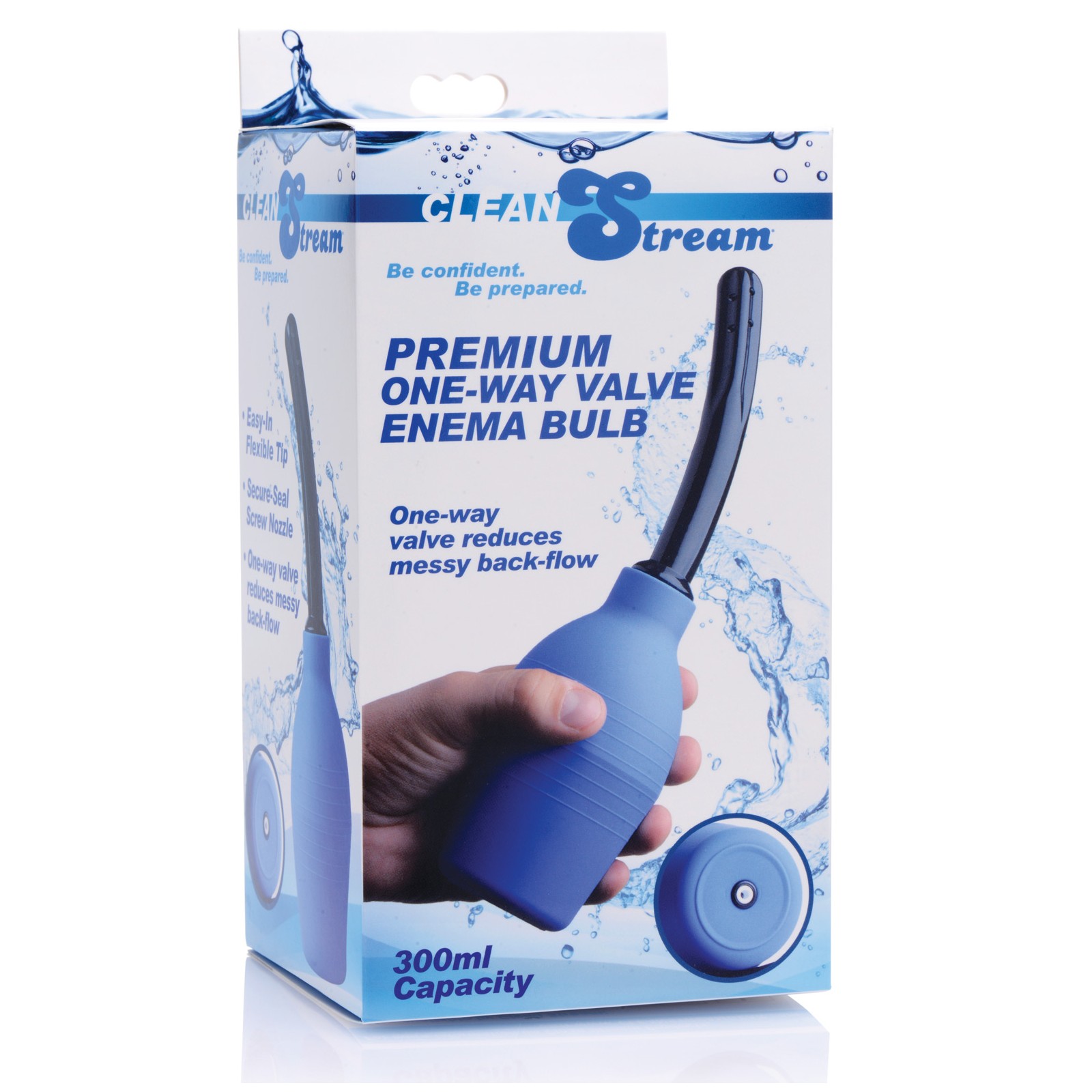 Bulbo Enema Premium CleanStream de Una Vía