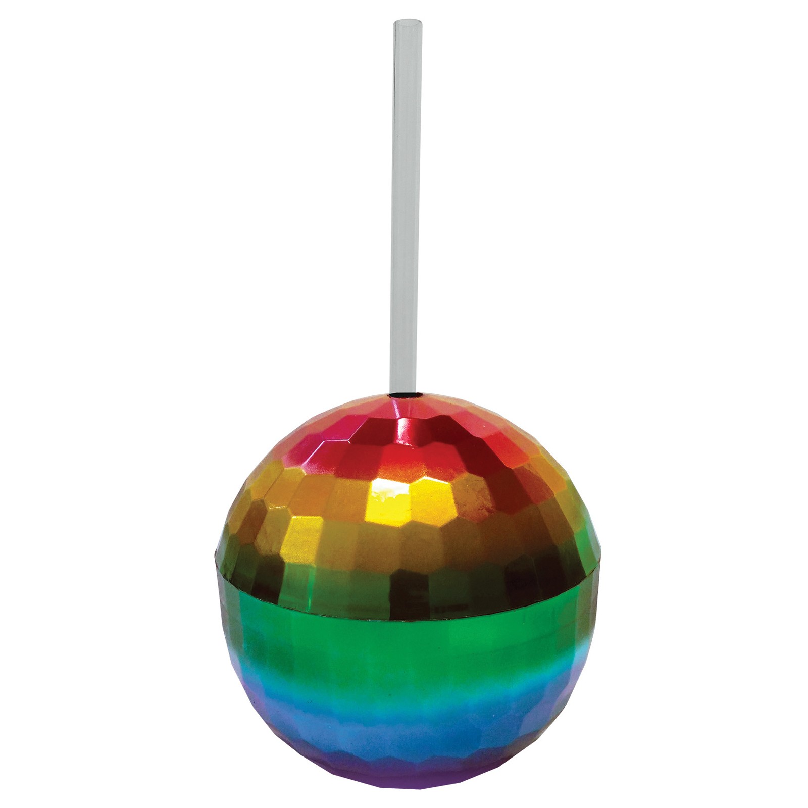 Rainbow Disco Ball Cup for Fun Gatherings