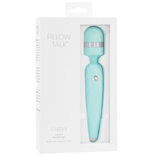 Pillow Talk Cheeky Wand - Teal Luxurious Pleasure