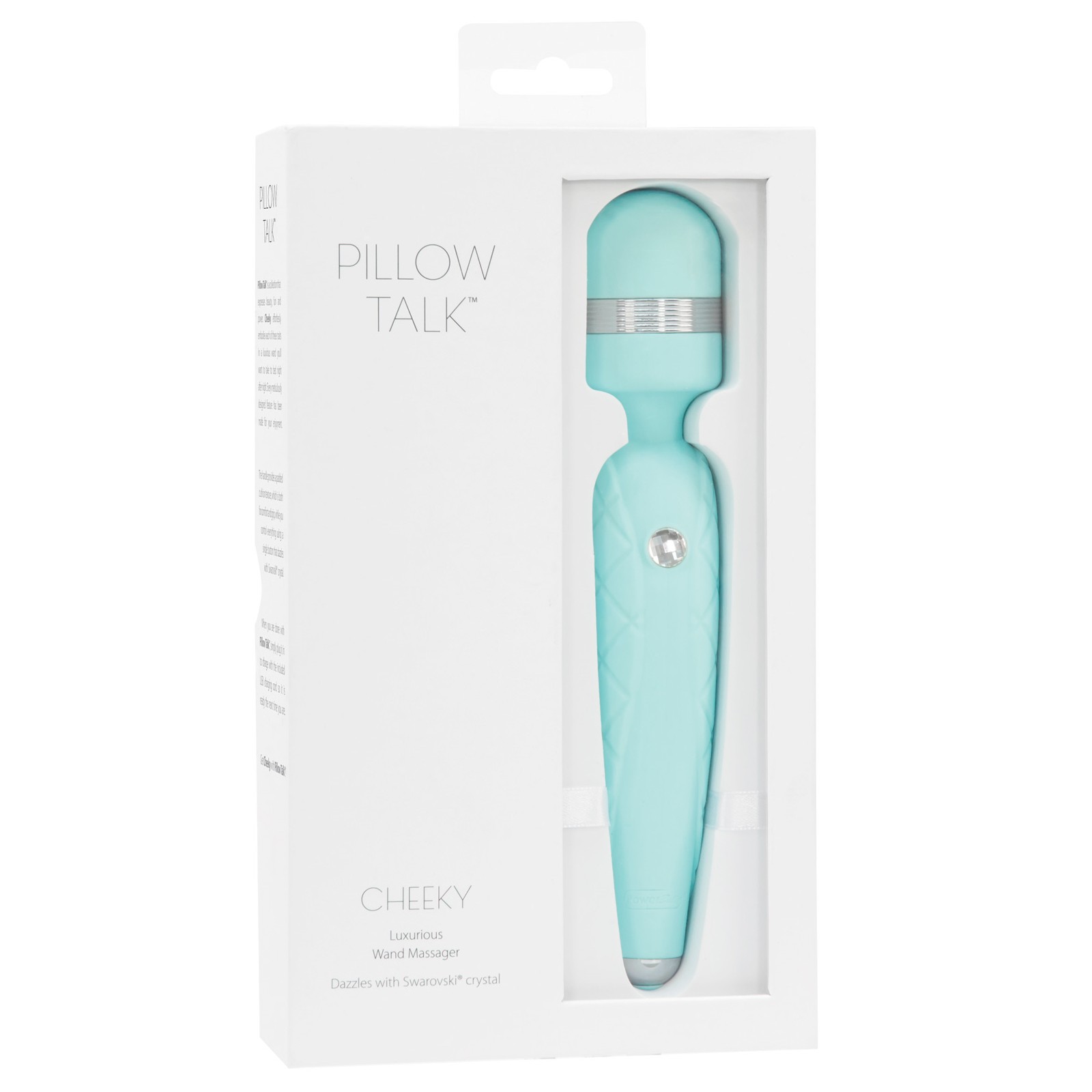 Pillow Talk Cheeky Wand - Teal Luxurious Pleasure