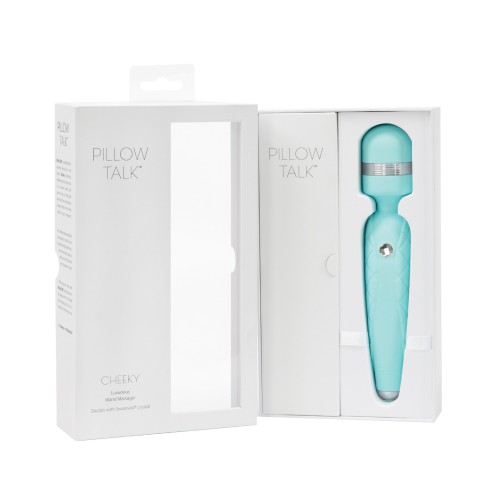 Pillow Talk Cheeky Wand - Teal Luxurious Pleasure