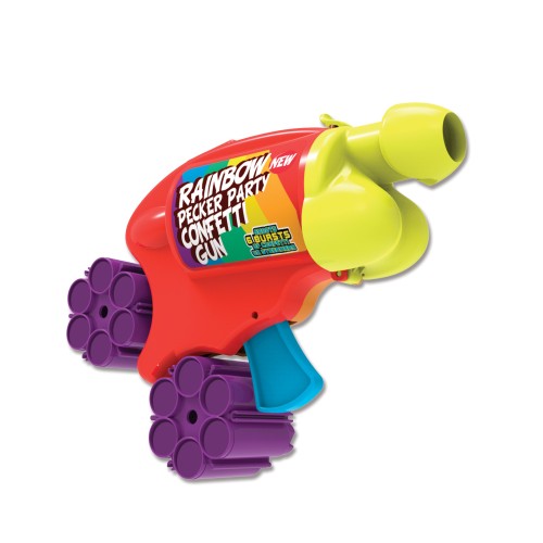 Rainbow Pecker Party Confetti Gun for Fun Celebrations