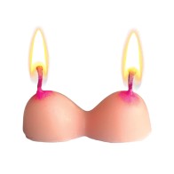 Boobie Party Candles - Pack of 3