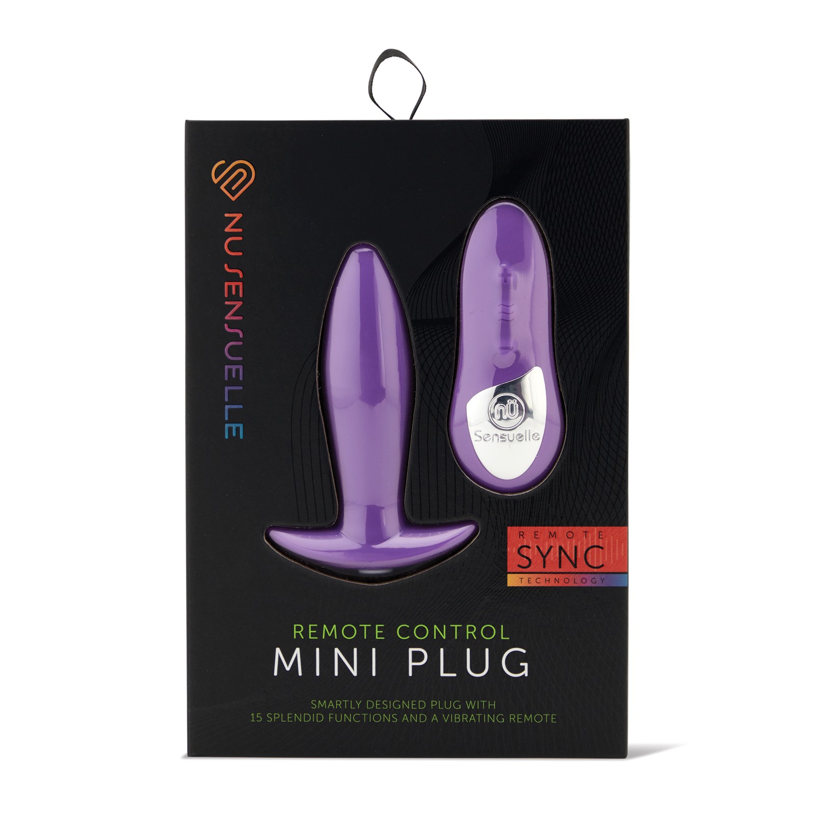 Nu Sensuelle Remote Control Rechargeable Mini Plug - Purple | Versatile Pleasure