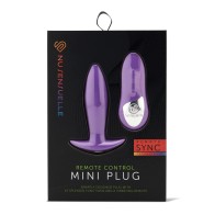 Nu Sensuelle Remote Control Rechargeable Mini Plug - Purple | Versatile Pleasure