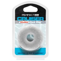 Perfect Fit SilaSkin Cruiser Cock Ring Opaque White