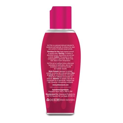 Lubricante Calentador Rosa Hot 2.8 oz