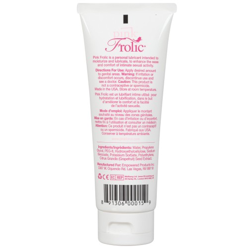 Pink Frolic Water-Based Gel Lubricant