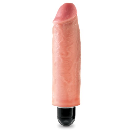 King Cock 6" Vibrating Dildo for Realistic Pleasure