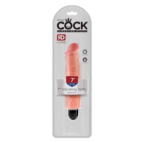 King Cock 7" Vibrating Stiffy for Ultimate Satisfaction