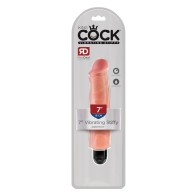 King Cock 7" Vibrador para Satisfacción Total