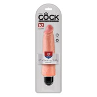 King Cock 8 Inch Vibrating Stiffy for Ultimate Pleasure