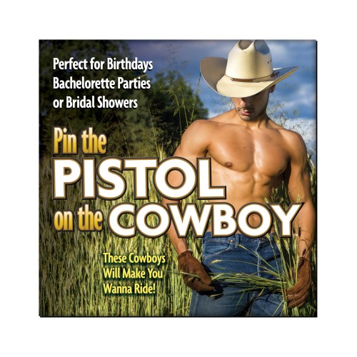 Pin the Pistol on the Cowboy - Fun Bachelorette Game