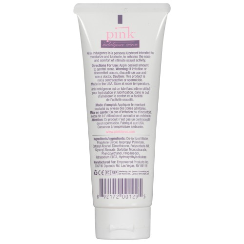 Pink Indulgence Cream - Silky Smooth Lubrication