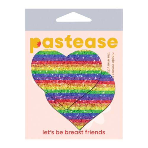 Pastease Premium Glitter Heart Rainbow O/S