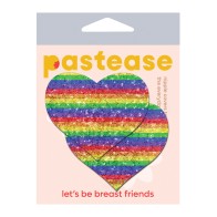 Pastease Premium Glitter Heart Rainbow O/S