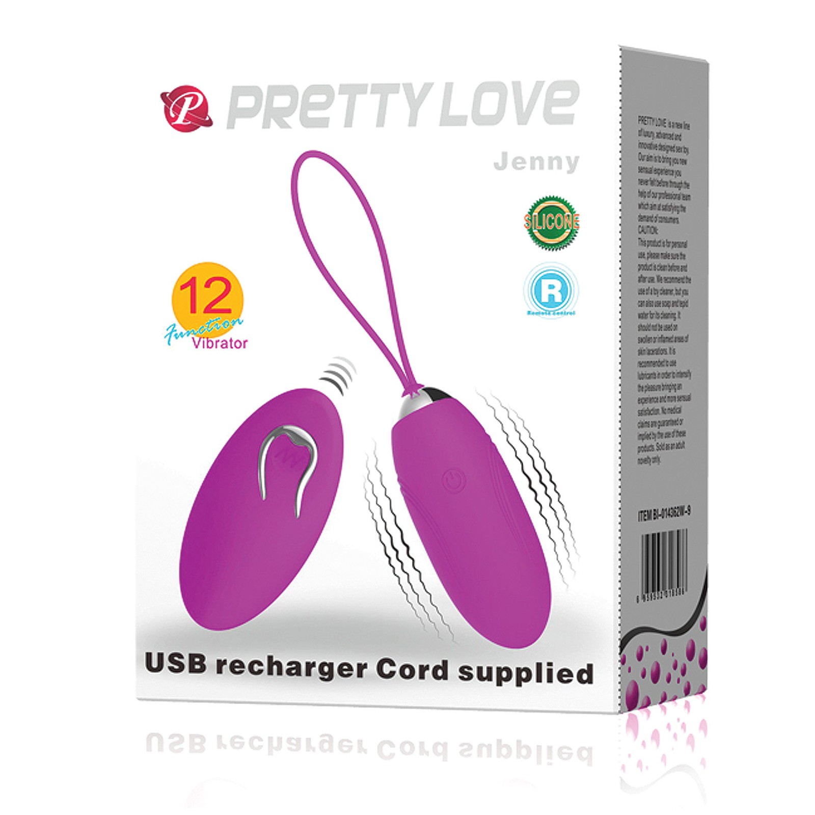 Pretty Love Jenny Remote Control Bullet Vibe Fuchsia